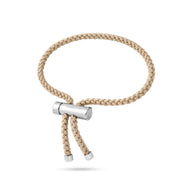 Stopper Ag925 / pale beige